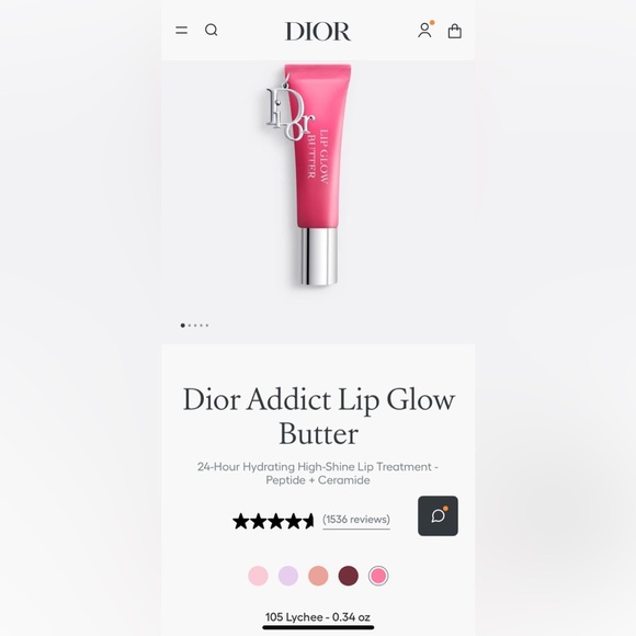 NEW Dior Addict Lip Glow Butter 105 Tester - Picture 1 of 3